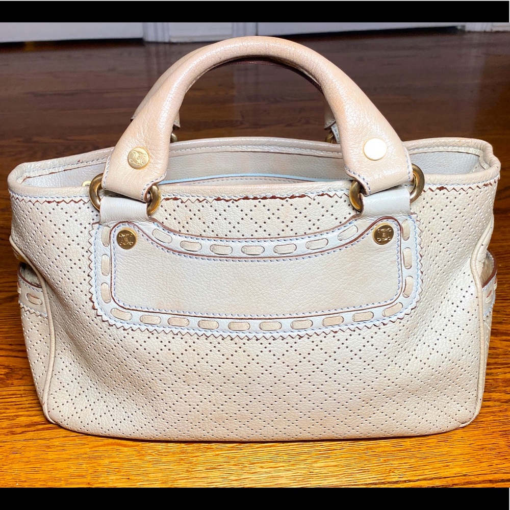 Celine Perforated Boogie Top Handle Bag